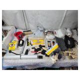 Large Lot of Paint Brushes, Foam Brushes, Large Q Tips and Other Painting Supplies