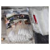 Large Lot of Paint Brushes, Foam Brushes, Large Q Tips and Other Painting Supplies