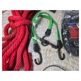 Cinch Straps, Bungee Cords, Rope and More