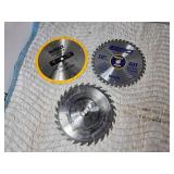 Lot of 3 - 10" Saw Blades