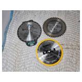 Lot of 3 - 10" Saw Blades