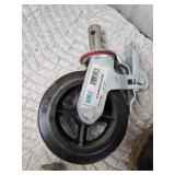 Lot of 4 Locking Scaffolding Wheels