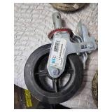 Lot of 4 Locking Scaffolding Wheels