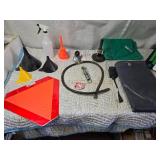 Funnels, Propane Hose, Slow Moving Sign, Snow Plow Shoe