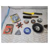 Grinder and Drill Wire Brushes, Sanding Paddles