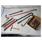 Pry Bars, Crow Bars, Chisels, Punches