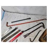Pry Bars, Crow Bars, Chisels, Punches