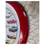 Ford Mustang Motion Detect Car Revving Clock - Needs Batteries, Has Scratches