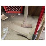 Axe, Pick Axe, Squeegee, Electric Chainsaw, Brush