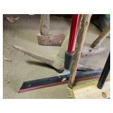 Axe, Pick Axe, Squeegee, Electric Chainsaw, Brush