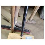 Axe, Pick Axe, Squeegee, Electric Chainsaw, Brush