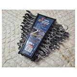 Set of SAE and Metric Wrenches - Complete Set with a Couple Mixed Brands to Round out the Set