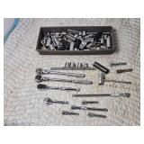 Huge Lot of 3/8 Drive Ratchets, Sockets, Extensions