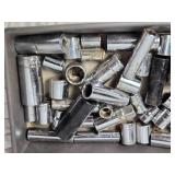 Huge Lot of 3/8 Drive Ratchets, Sockets, Extensions