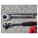 Large Lot of 1/4 Drive Sockets and Ratchets