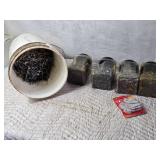5 Gallon Pail and Containers of Mixed Screws and Fasteners