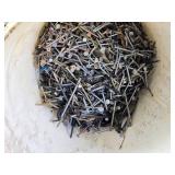 5 Gallon Pail and Containers of Mixed Screws and Fasteners