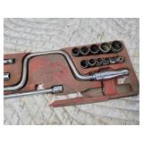 Snap-On 3/8 Drive Speed Wrench, Ratchet, Sockets and Extension Set