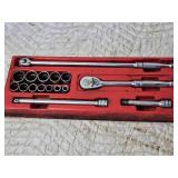 Snap-On Ratchet and Socket Set