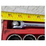 Snap-On Ratchet and Socket Set