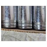 Snap-On 1/2 Drive SAE Deep Sockets
