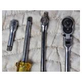 Snap-On 1/4 Drive Ratchet, Extension, Hand Drive