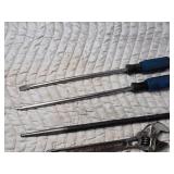 Long Screw Drivers, Pry Bar, Adjustable Wrenches