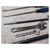 Long Screw Drivers, Pry Bar, Adjustable Wrenches