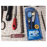 Rivet Guns, Metal Handle Maul, Pliers and Other Tools