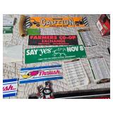 Variety of Stickers and Related Items, Justice Brothers Promo Tokens