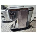 DeLonghi Coffee Grinder and Espresso Maker (Missing puck holder for grounds)