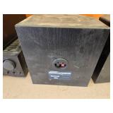 KLH Stereo Receiver, Bose Speaker, Yamaha Bass Speaker