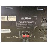 KLH Stereo Receiver, Bose Speaker, Yamaha Bass Speaker