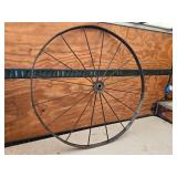 Large Steel Wheel Just Under 54"