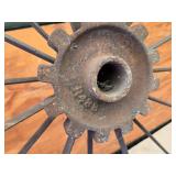 Large Steel Wheel Just Under 54"