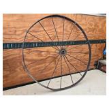 Large Steel Wheel Just Under 54"