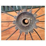Large Steel Wheel Just Under 54"