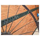 Large Steel Wheel Just Under 54"