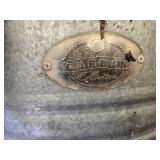 Lot of 2 Metal Flower or Plant Pots