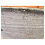 Lot of 2 Metal Flower or Plant Pots