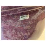 Lot of 2 Matching 15" Flower Pots - 1 is cracked down the side