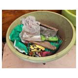 Lot of 4 Plastic Flower Pots