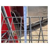 Metal Wire Garden Decor - Trike and Cart Shape (missing one leg)