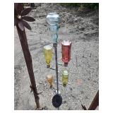 Lot of 3 Solar Garden or Yard Decor Items - Unsure if solar lights work