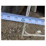 Wrought Iron Fence Decor - 2 Pieces, One is bent a bit