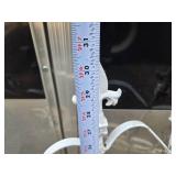 Wrought Iron Fence Decor - 2 Pieces, One is bent a bit