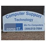 Large Aluminum Face and Back Sign