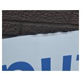 Large Aluminum Face and Back Sign