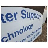 Large Aluminum Face and Back Sign