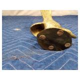 Solid brass duck
